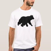 Anpassbarer Schwarzbär T-Shirt (Vorderseite)