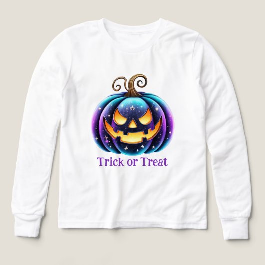 Anpassbarer schwarzer Jack o'Lantern (Design Vorderseite)