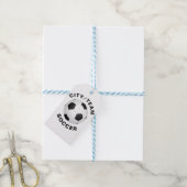 Anpassbarer Soccer Geschenkanhänger (Mit Garn)