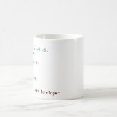 Anpassbarer Software-Entwickler-Code Kaffeetasse (Mittel)