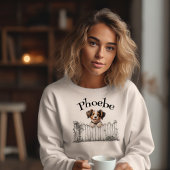 Anpassbarer Spionierender Hund Sweatshirt