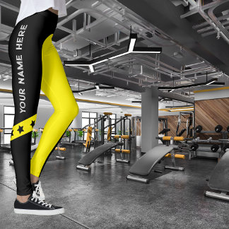 Anpassbarer Sportname Leggings