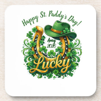 Anpassbarer St. Patrick's Day Getränkeuntersetzer