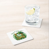 Anpassbarer St. Patrick's Day Rechteckiger Pappuntersetzer (Vor Ort)