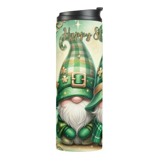 Anpassbarer St. Patrick's Day Thermosbecher (Nach links gedreht)