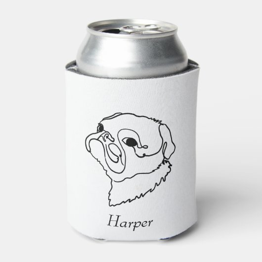 Anpassbarer Star-Hope-Code für Mops Dosenkühler (Kanne Vorderseite)