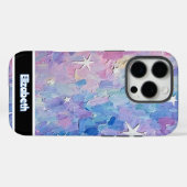 Anpassbarer Starry Swirl Case-Mate iPhone Hülle (Rückseite (Horizontal))