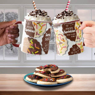 Anpassbarer Streusel-Cookie-Feiertagsbecher Tasse