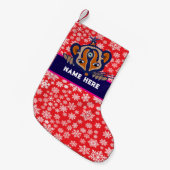 Anpassbarer Strumpf Kleiner Weihnachtsstrumpf (Vorderansicht (hängend))