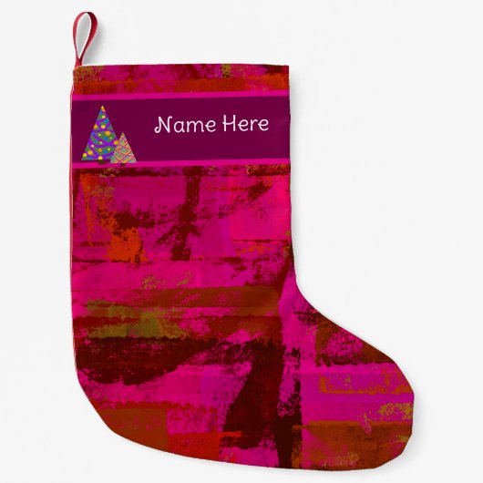 Anpassbarer Strumpf Kleiner Weihnachtsstrumpf (Vorderseite)