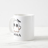Anpassbarer süßer Halloween-Geist Kaffeetasse (Vorderseite Links)