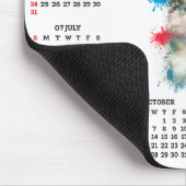 Anpassbarer süßer Pomsky-Hundekalender Mousepad (Ecke)