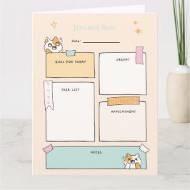 Anpassbarer Tagesplaner Download Karte