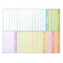 Anpassbarer täglicher Homeschool-Planungsblock