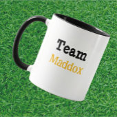 Anpassbarer Team Little Cat Baseball Player Tasse