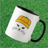 Anpassbarer Team Little Cat Baseball Player Tasse