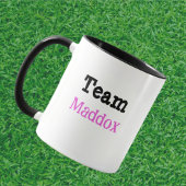 Anpassbarer Team Little Cat Baseball Player Tasse