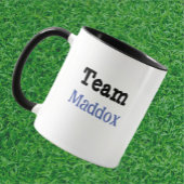 Anpassbarer Team Little Mouse Baseball Player Tasse