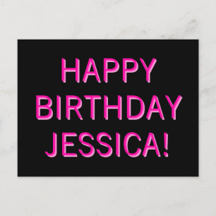 Anpassbarer Text Alles Gute zum Geburtstag für jed Postkarte