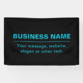 Anpassbarer Text für Unternehmen usw., bearbeitbar Banner (Horizontal)