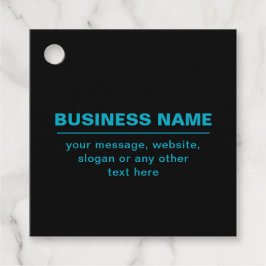 Anpassbarer Text für Unternehmen usw., bearbeitbar Geschenkanhänger