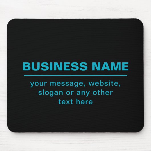 Anpassbarer Text für Unternehmen usw., bearbeitbar Mousepad (Vorne)