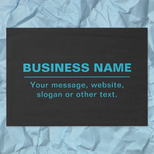 Anpassbarer Text für Unternehmen usw., bearbeitbar Seidenpapier