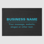 Anpassbarer Text für Unternehmen usw., bearbeitbar Seidenpapier (Vorderseite)