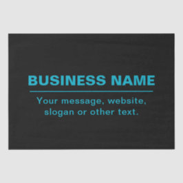 Anpassbarer Text für Unternehmen usw., bearbeitbar Seidenpapier