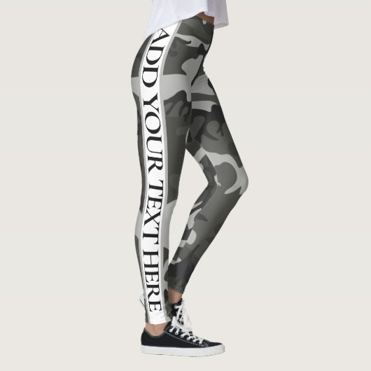 Anpassbarer Text hinzufügen Leggings (Rechts)