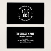 Anpassbarer Text und Ihr hochgeladenes Logo oder B (Vorne & Hinten)