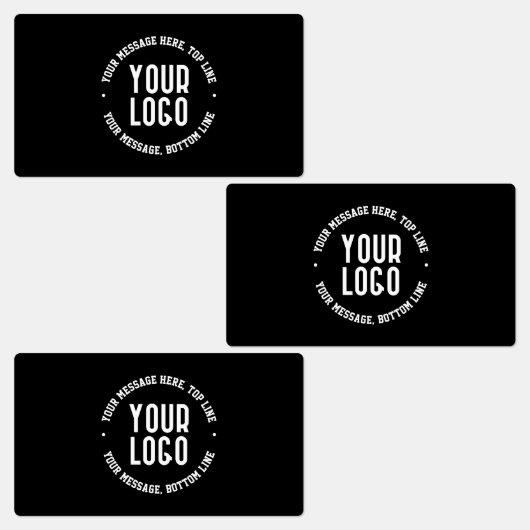 Anpassbarer Text und Ihr hochgeladenes Logo oder B Etiketten (Gruppe)
