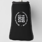 Anpassbarer Text und Ihr hochgeladenes Logo oder B Golf Headcover (Rotieren 90)