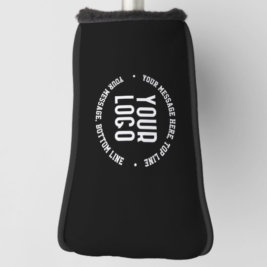 Anpassbarer Text und Ihr hochgeladenes Logo oder B Golf Headcover (Rotieren 90)