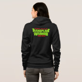 Anpassbarer Transplantationswarrior Hoodie (Schwarz voll)