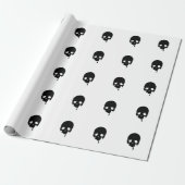 Anpassbarer tropfender Schädel Geschenkpapier (Ungerollt)