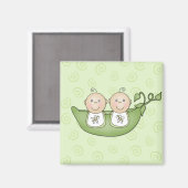 Anpassbarer Twins-Magnet Magnet (Vorderseite/Rückseite)