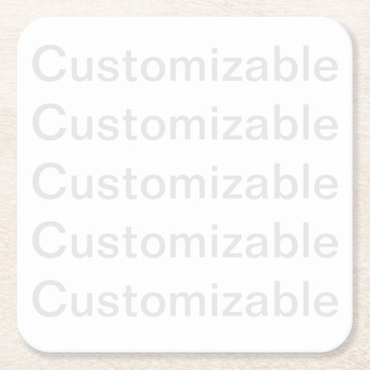 Anpassbarer Untersetzer (Vorderseite)