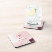 Anpassbarer Untersetzer für Hochzeitsfeier (Rechte Seite)