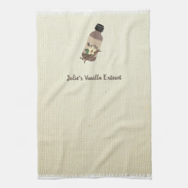 Anpassbarer Vanilla Extract Maker Geschirrtuch