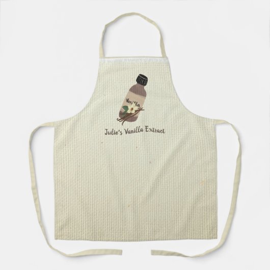 Anpassbarer Vanilla Extract Maker Schürze (Vorderseite)