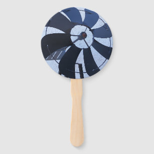 Anpassbarer Ventilator mit schwarzen Windmühlenflü Fächer