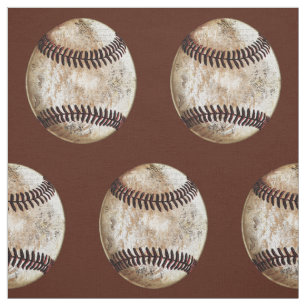 Anpassbarer Vintage-Baseball-Stoff, IHRE FARBEN Stoff