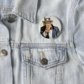 Anpassbarer Vintage-Onkel Sam Button (Beispiel)