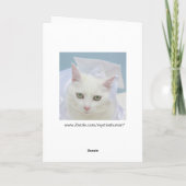 Anpassbarer weiblicher Abschluss Karte (Rückseite)