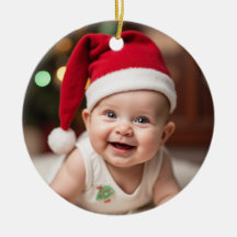 Anpassbarer Weihnachtsbaum Und Baby's erstes Weihn