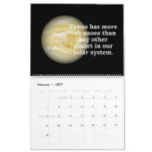 Anpassbarer Weltraumkalender Kalender (Feb 2027)