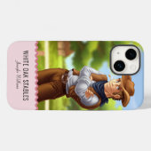 Anpassbarer Western Cowboy Case-Mate iPhone Hülle (Rückseite (Horizontal))