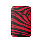 Anpassbarer Zebradruck Badematte (Vorderseite Vertikal)