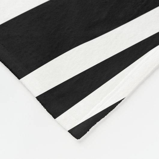 Anpassbarer Zebradruck Fleecedecke (Ecke)